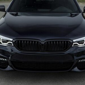 BMW 5 Serie grill glans zwart