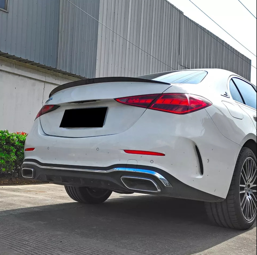 C-Klasse W206 spoiler glans zwart