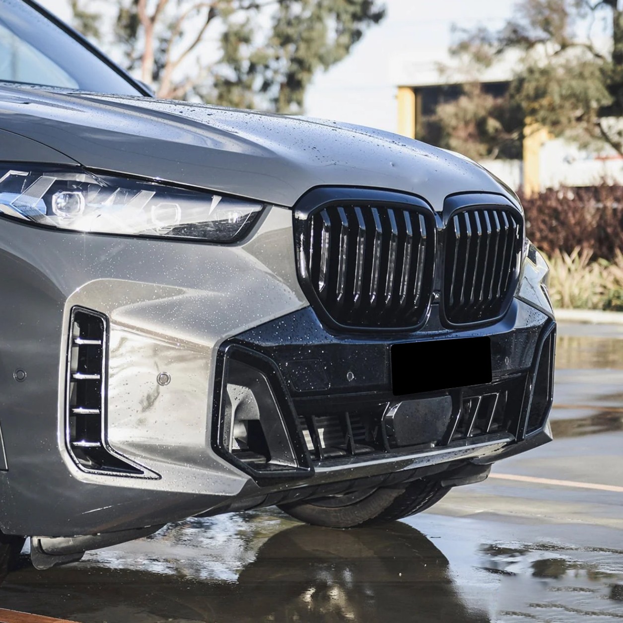 BMW X5 G05 LCI grill glans zwart