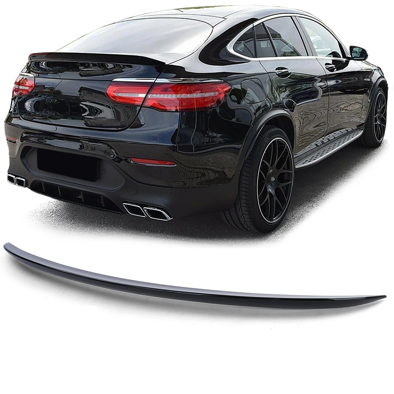 GLC coupe spoiler glans zwart